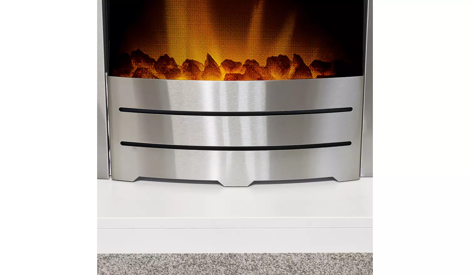 Adam Lomond Electric Fire Suite-White
