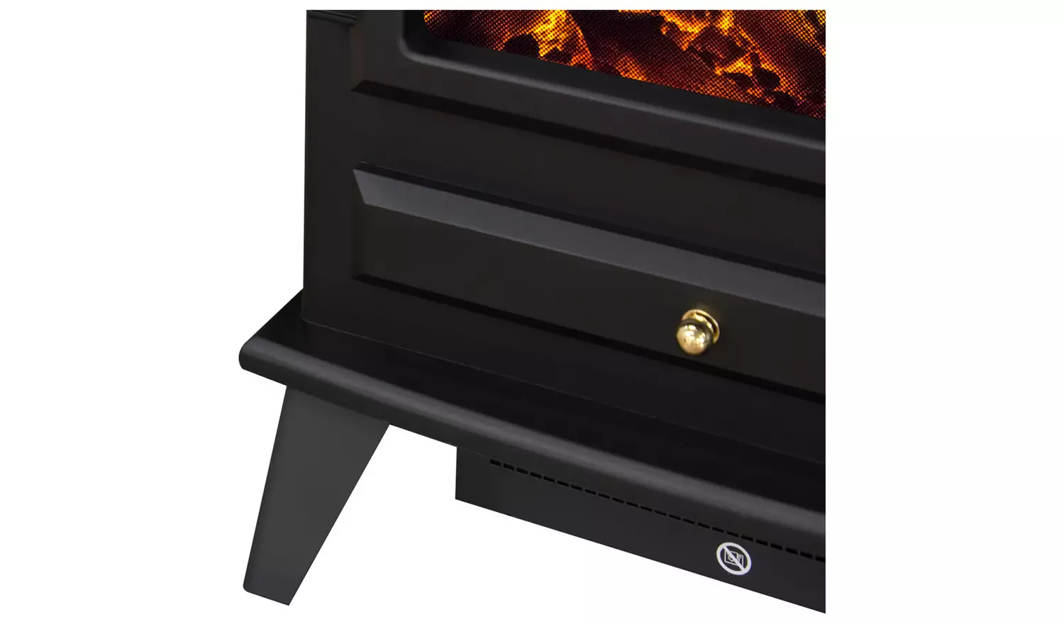 Adam Hudson Electric Stove-Black