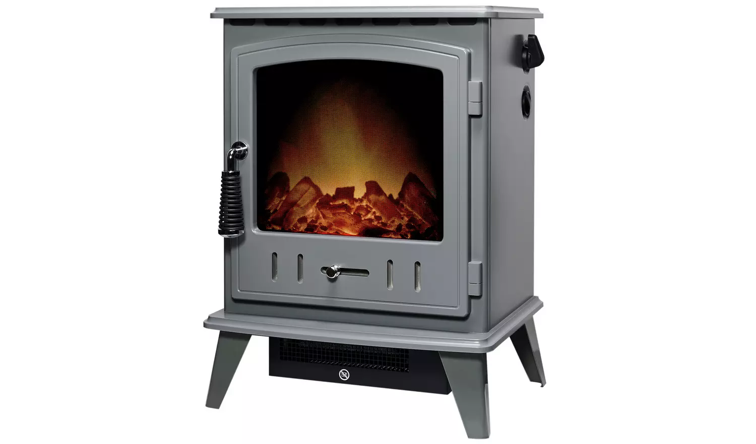 Adam Aviemore Electric Stove – Grey