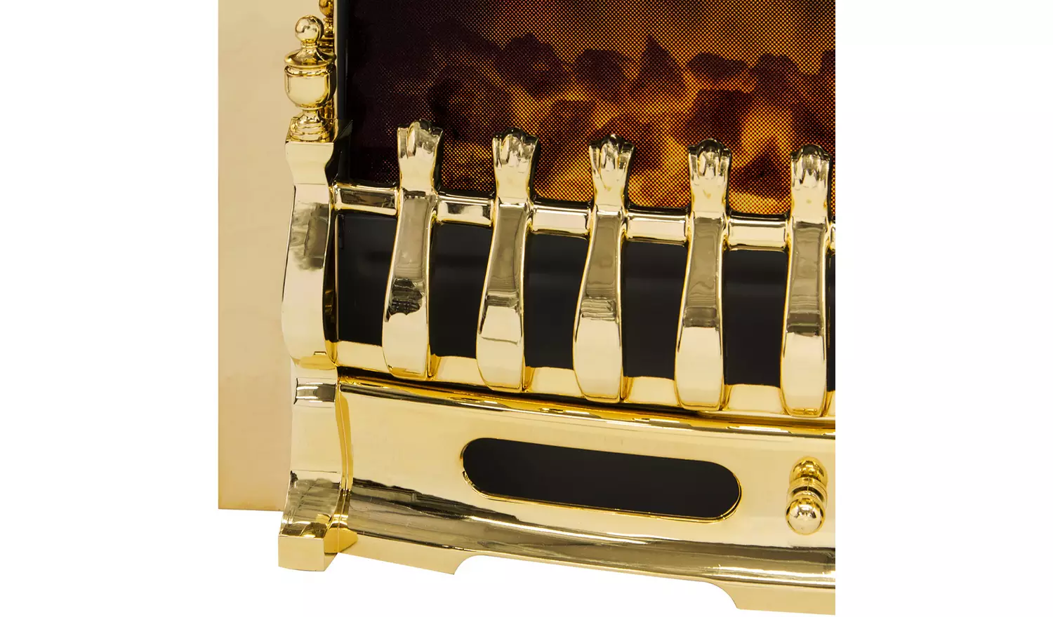 Adam Blenheim Electric Inset Fire - Brass