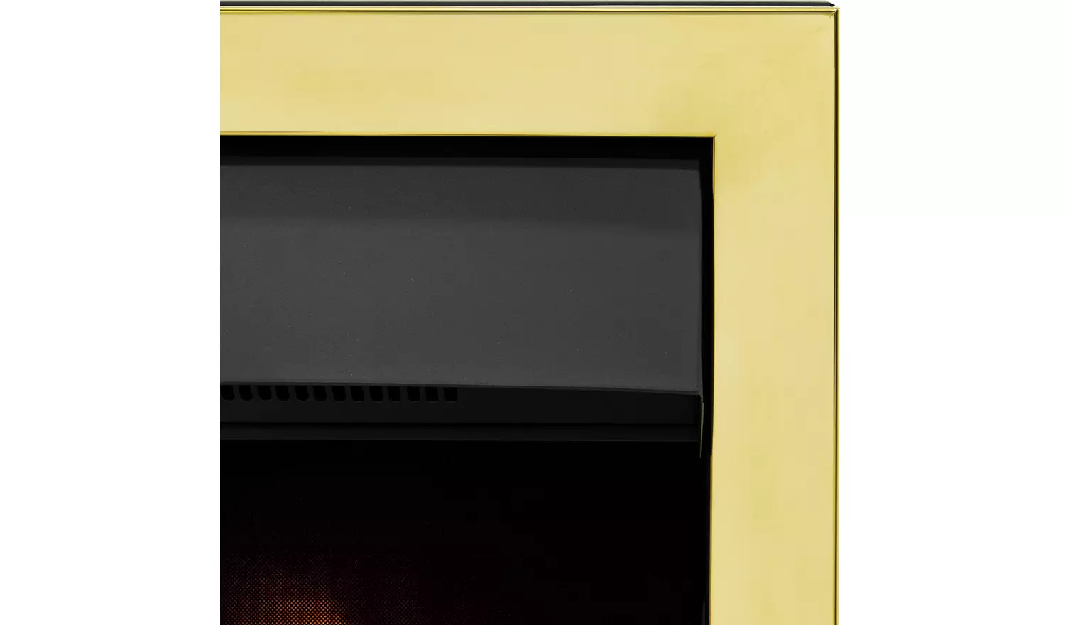 Adam Blenheim Electric Inset Fire - Brass