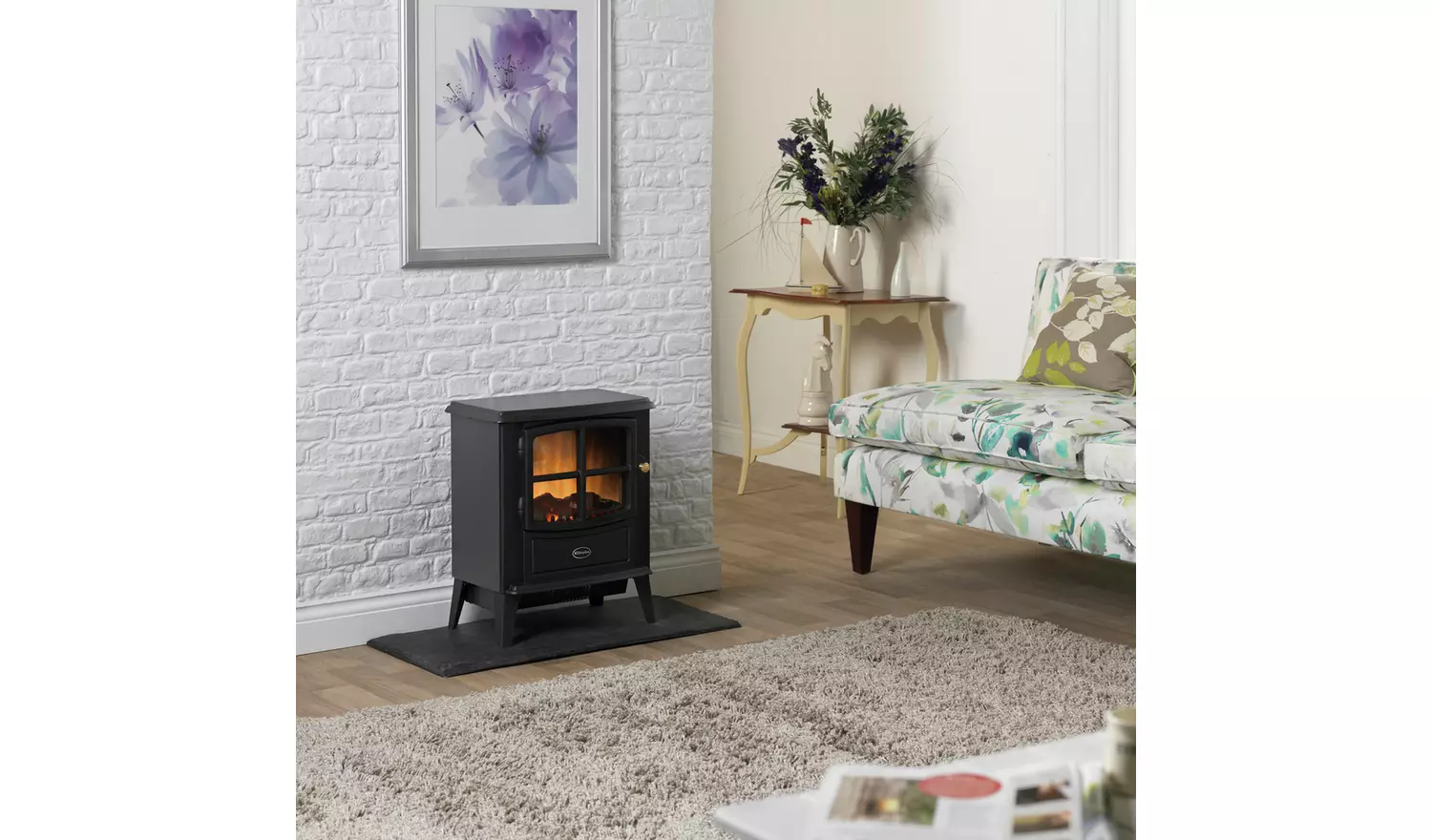 Dimplex Brayford 2kW Electric Freestanding Stove - Black
