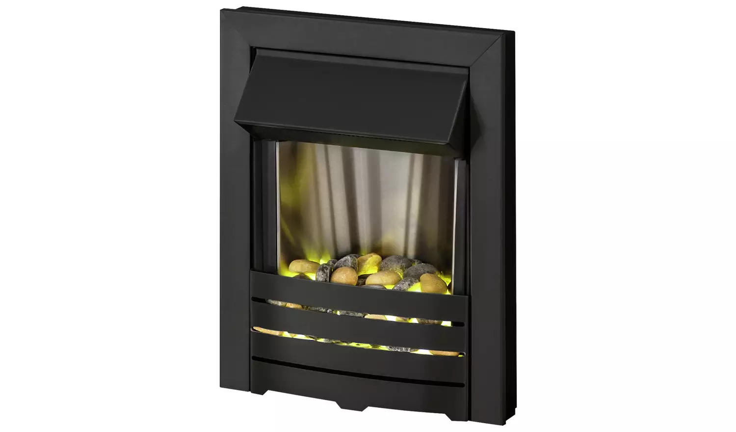 Adam Helios 2kW Electric Inset Fire - Black