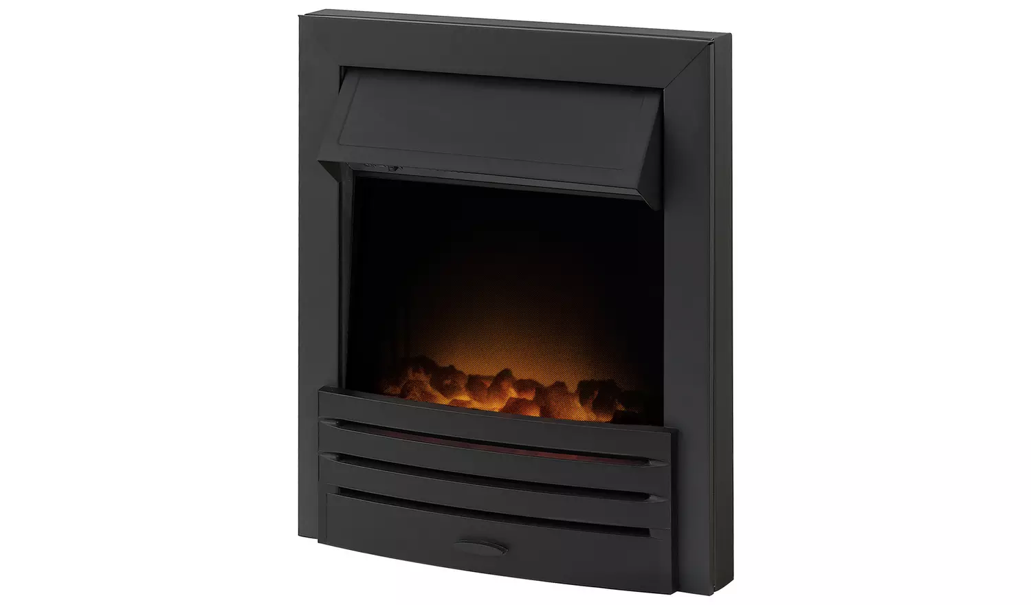 Adam Eclipse 2kW Electric Inset Fire - Black