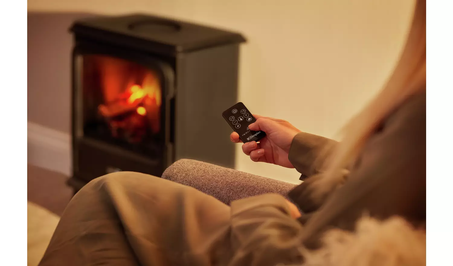 Dimplex Evandale 2kW Optimyst Electric Stove Fire