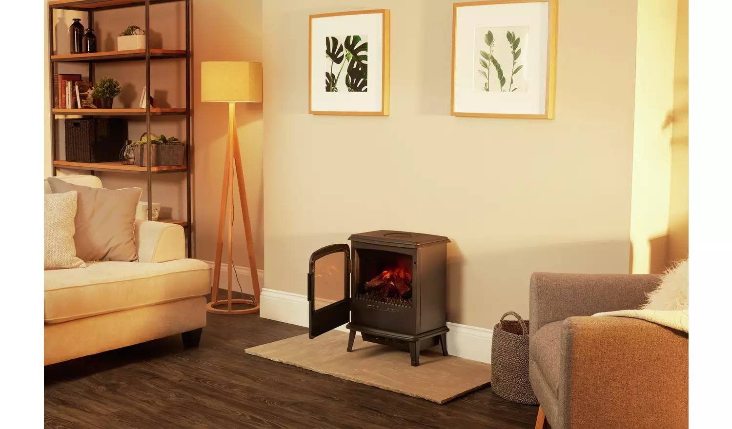 Dimplex Evandale 2kW Optimyst Electric Stove Fire
