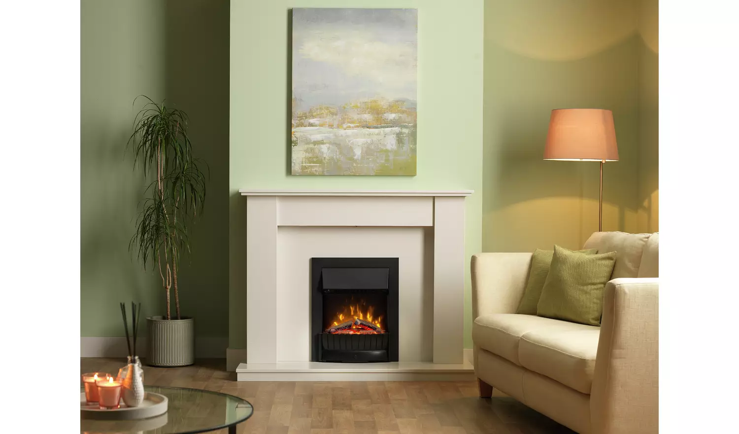 Dimplex Clement 2kW Electric Inset Fire - Black
