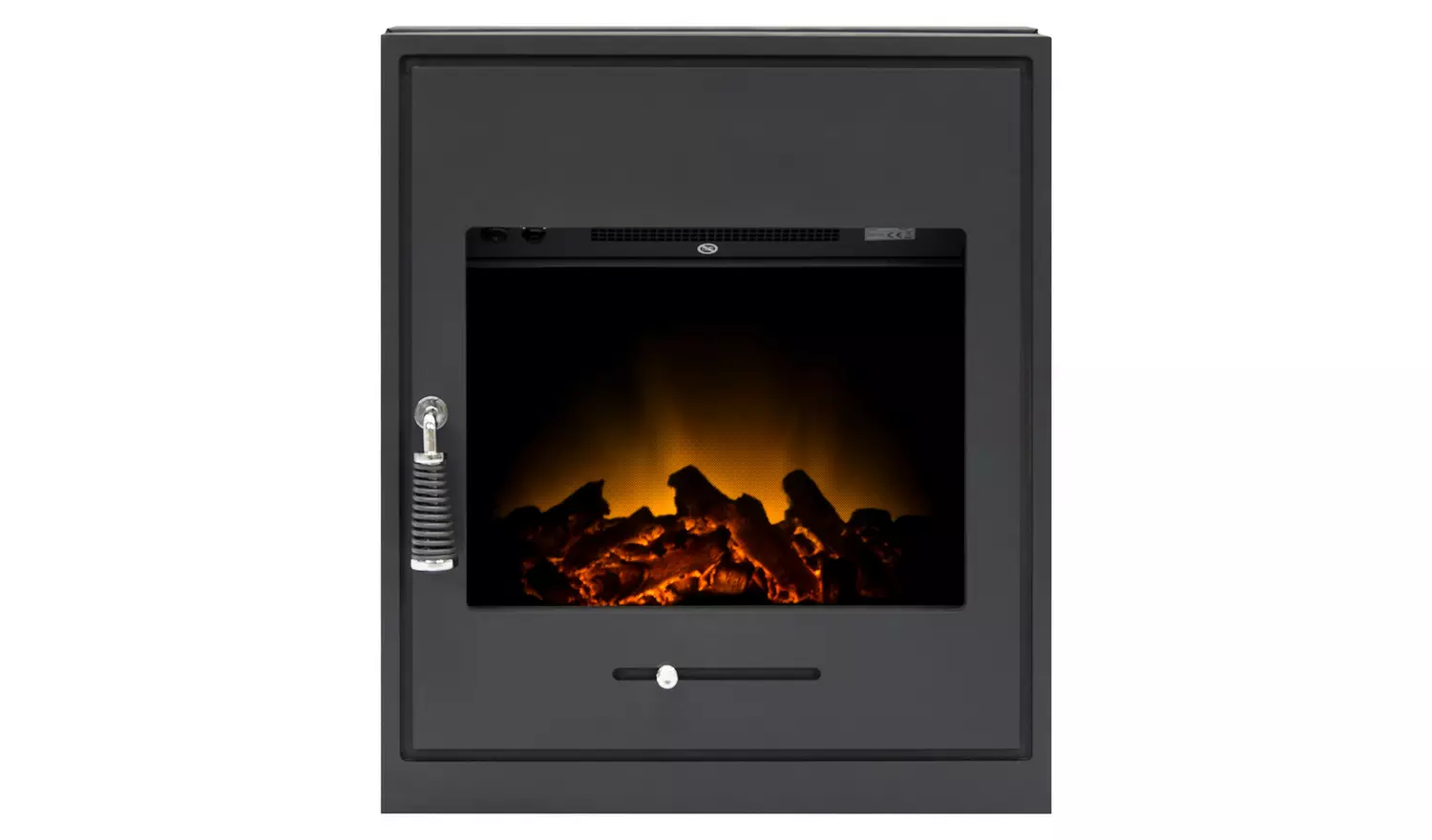 Adam Oslo 2kW Electric Inset Stove - Black