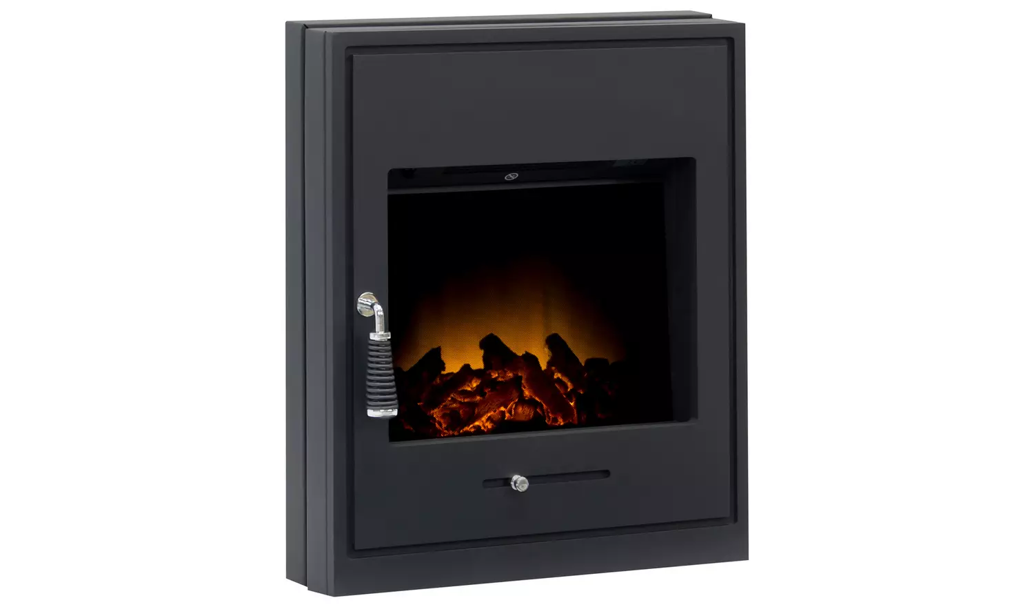 Adam Oslo 2kW Electric Inset Stove - Black