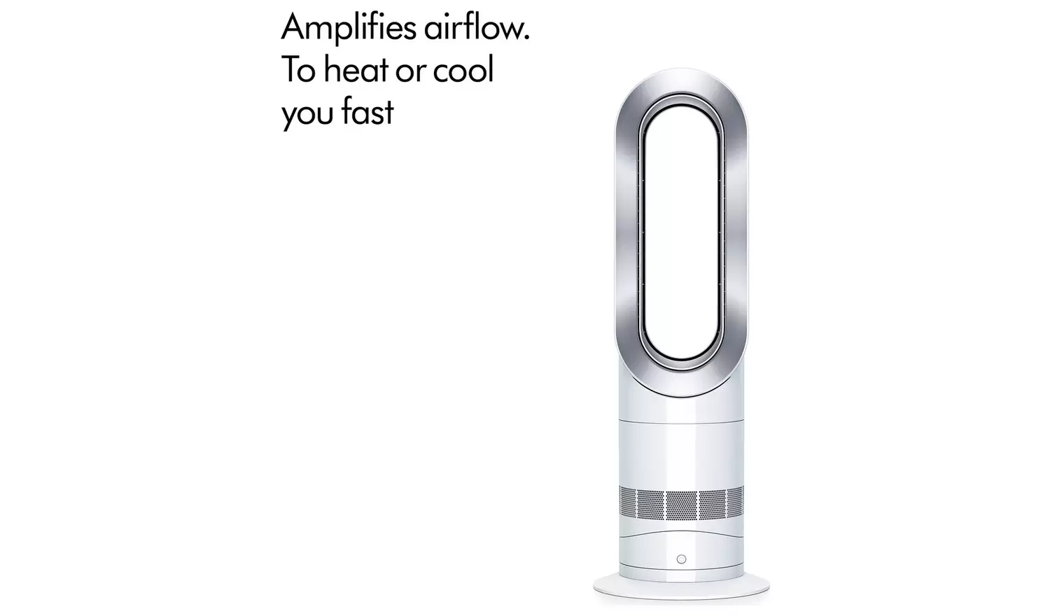 Dyson AM09 Hot + Cool Fan Heater - White/Silver