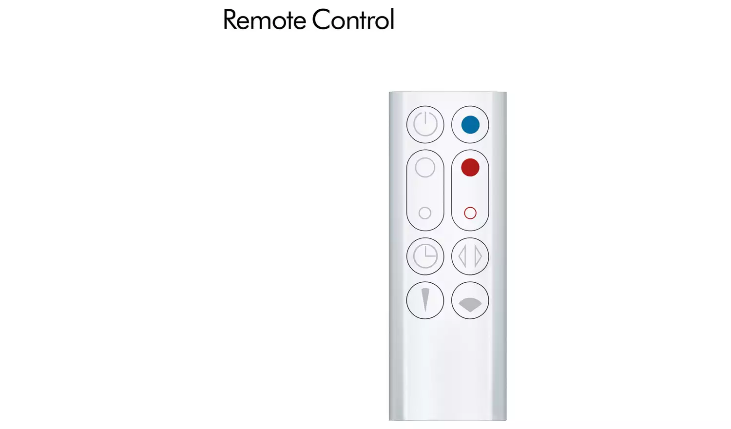 Dyson AM09 Hot + Cool Fan Heater - White/Silver