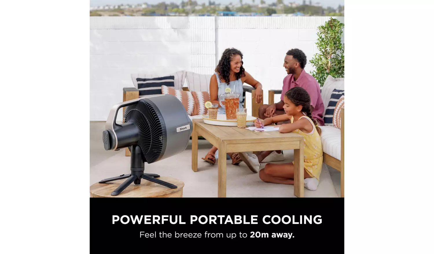 Shark FlexBreeze Pro Mist Indoor and Outdoor Pedestal Fan