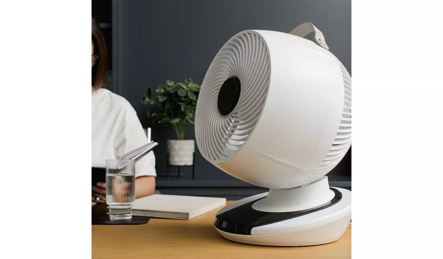 Meaco White Desk Fan - 12 Inch