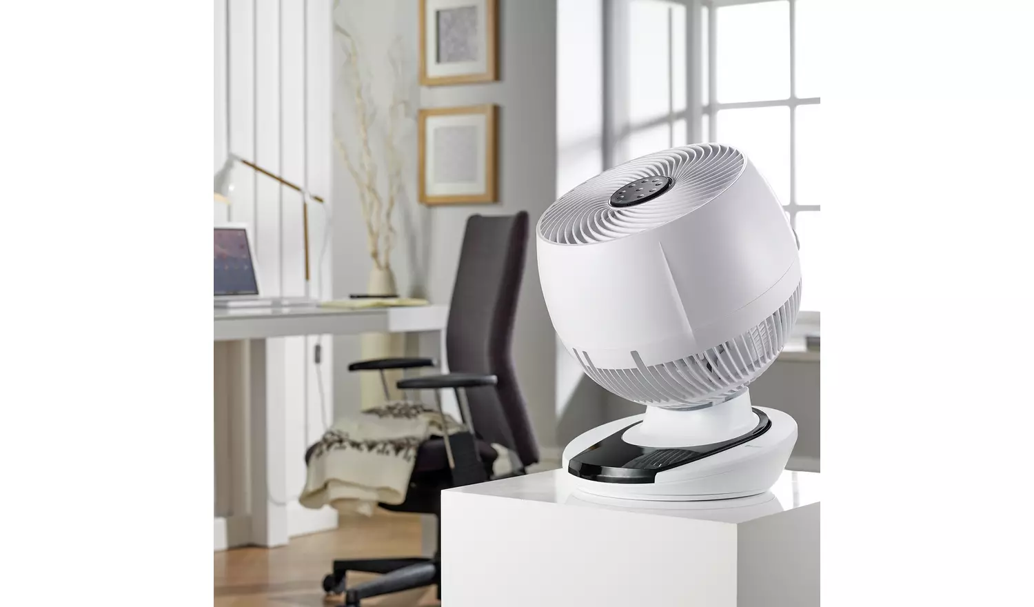 Meaco White Desk Fan - 12 Inch