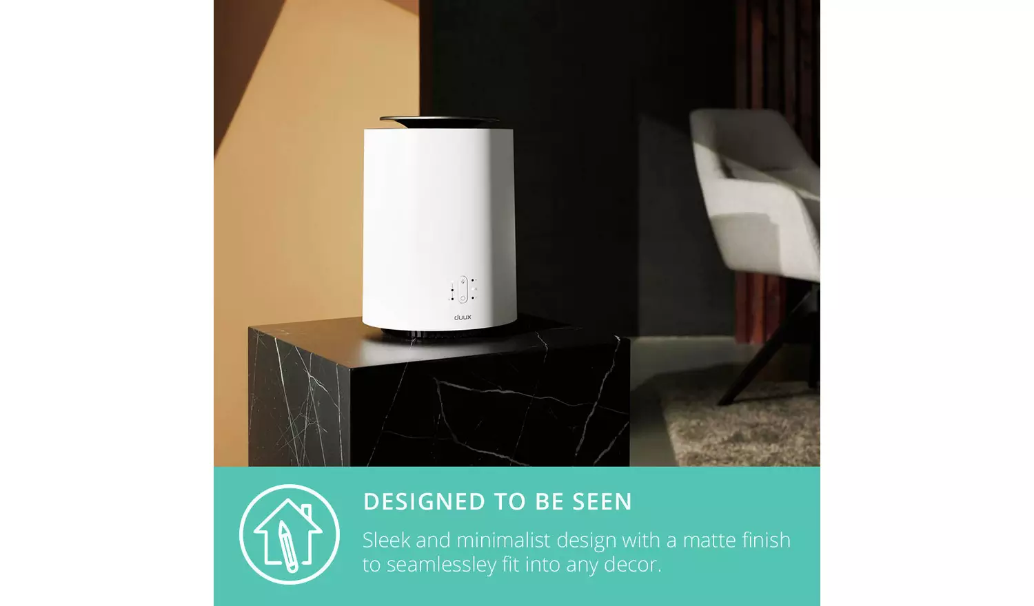 Duux ThreeSixty Smart Ceramic Fan Heater – White