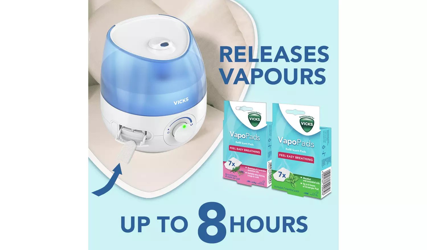 Vicks VUL525 Mini Cool Mist Ultrasonic Humidifier