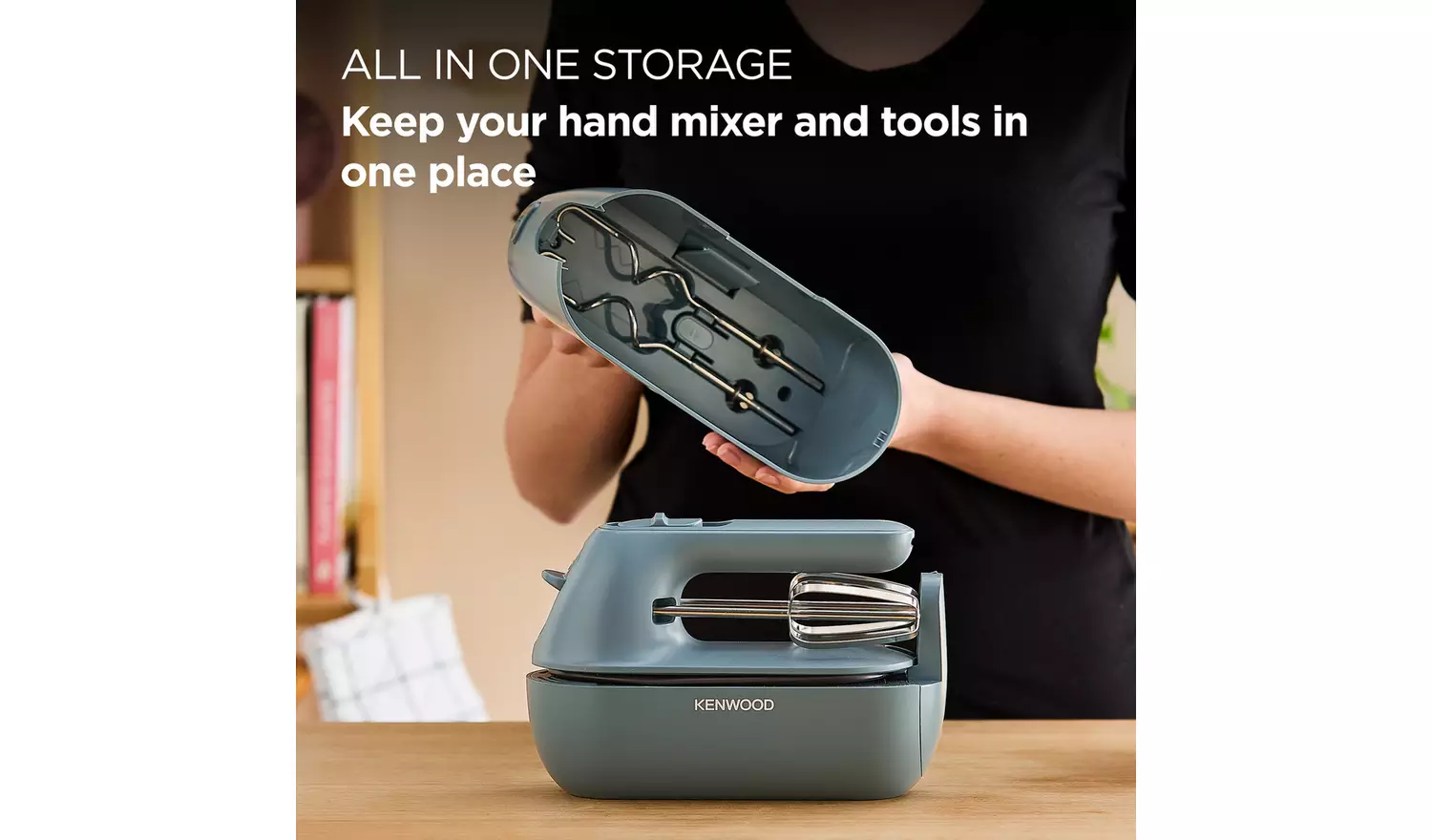 Kenwood HMP40.000GY QuickMix Go Electric Hand Mixer - Blue