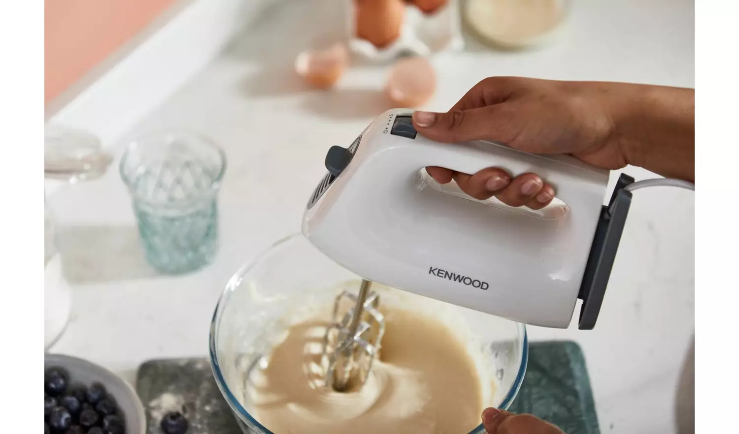 Kenwood HMP10.00W Electric Hand Mixer - White