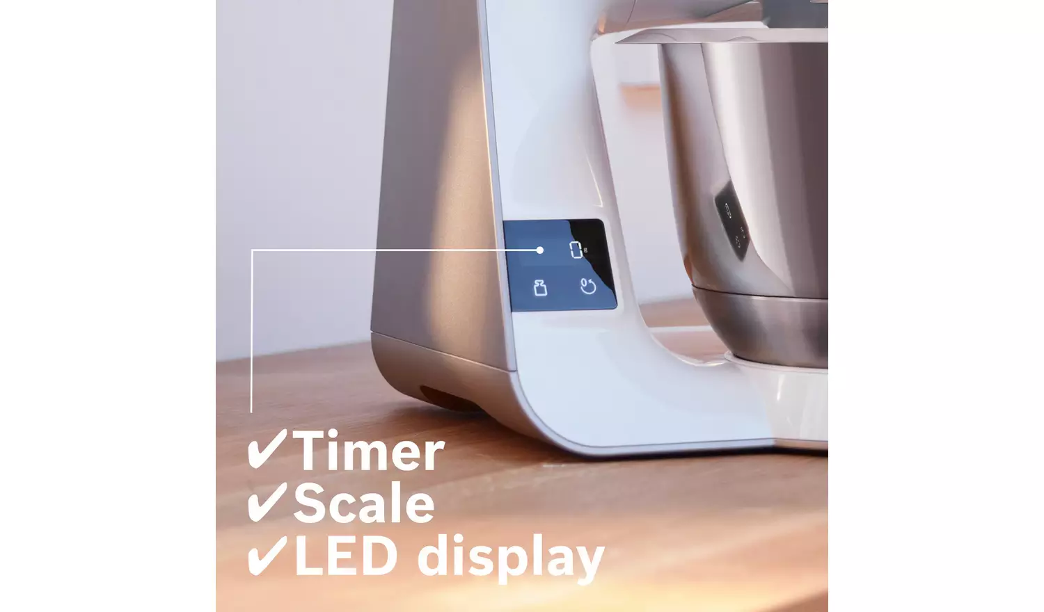 Bosch MUM5XW10GB 5-in-1 Stand Mixer with Integrated Scales