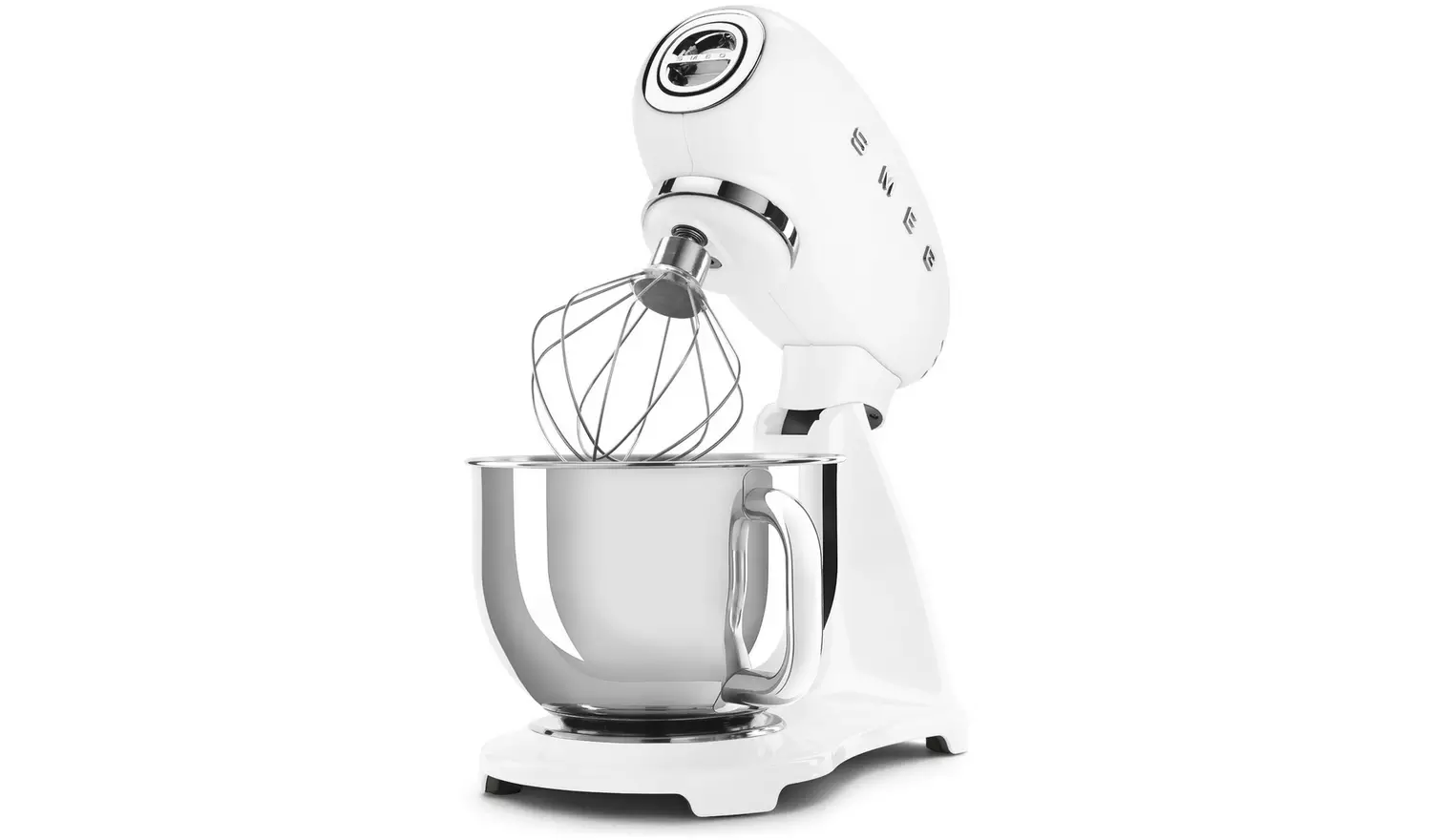 Smeg SMF03WHUK 50's Style Retro Food Mixer with Stand White