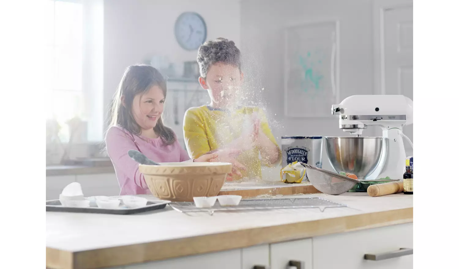 KitchenAid 5K45SSBWH Classic Stand Mixer - White