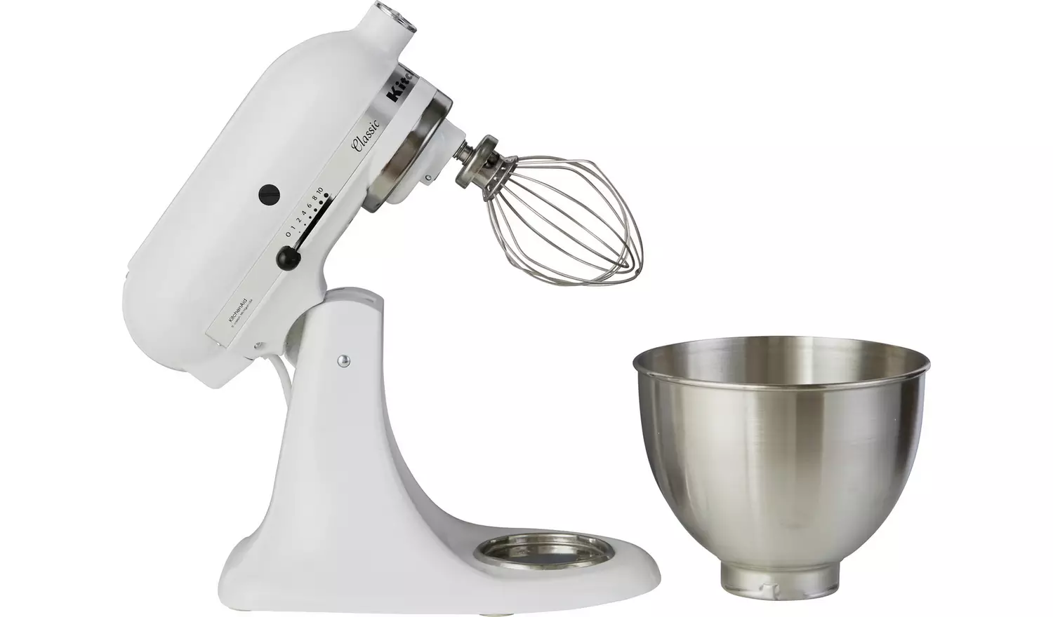KitchenAid 5K45SSBWH Classic Stand Mixer - White