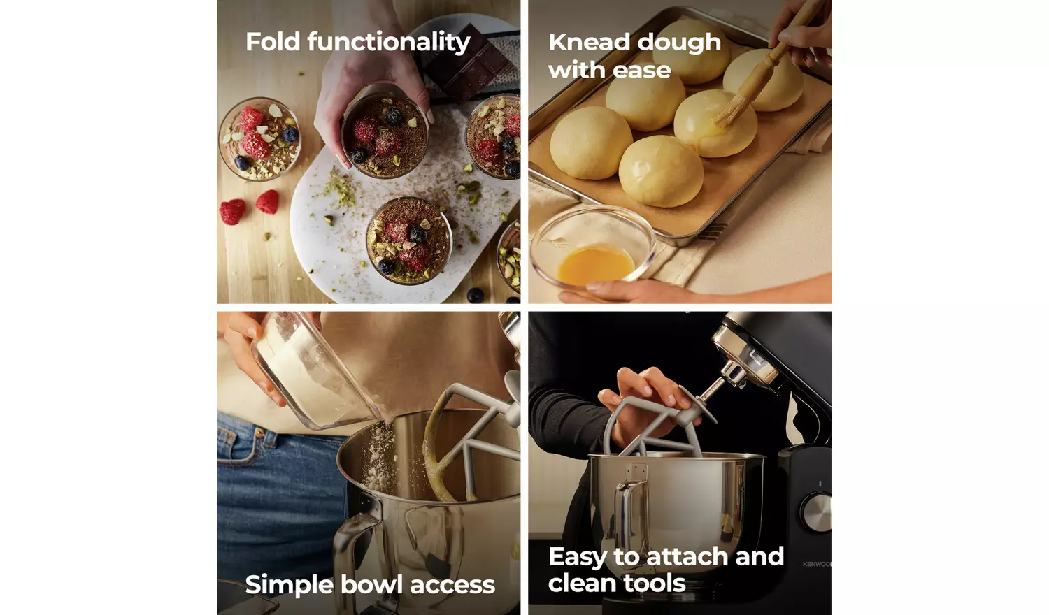 Kenwood KMX751ABK kMix Food Mixer with Stand - Black