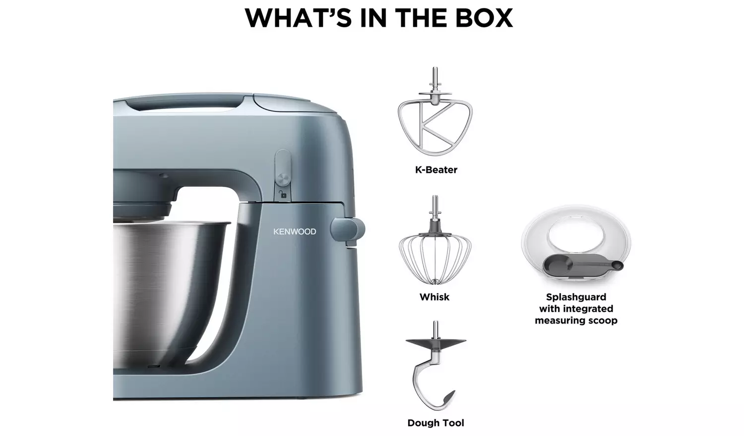 Kenwood KZM35.000GY Go Stand Mixer - Blue