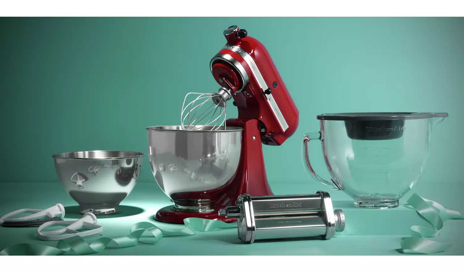 KitchenAid 5KSM175PSBER Artisan Stand Mixer - Red