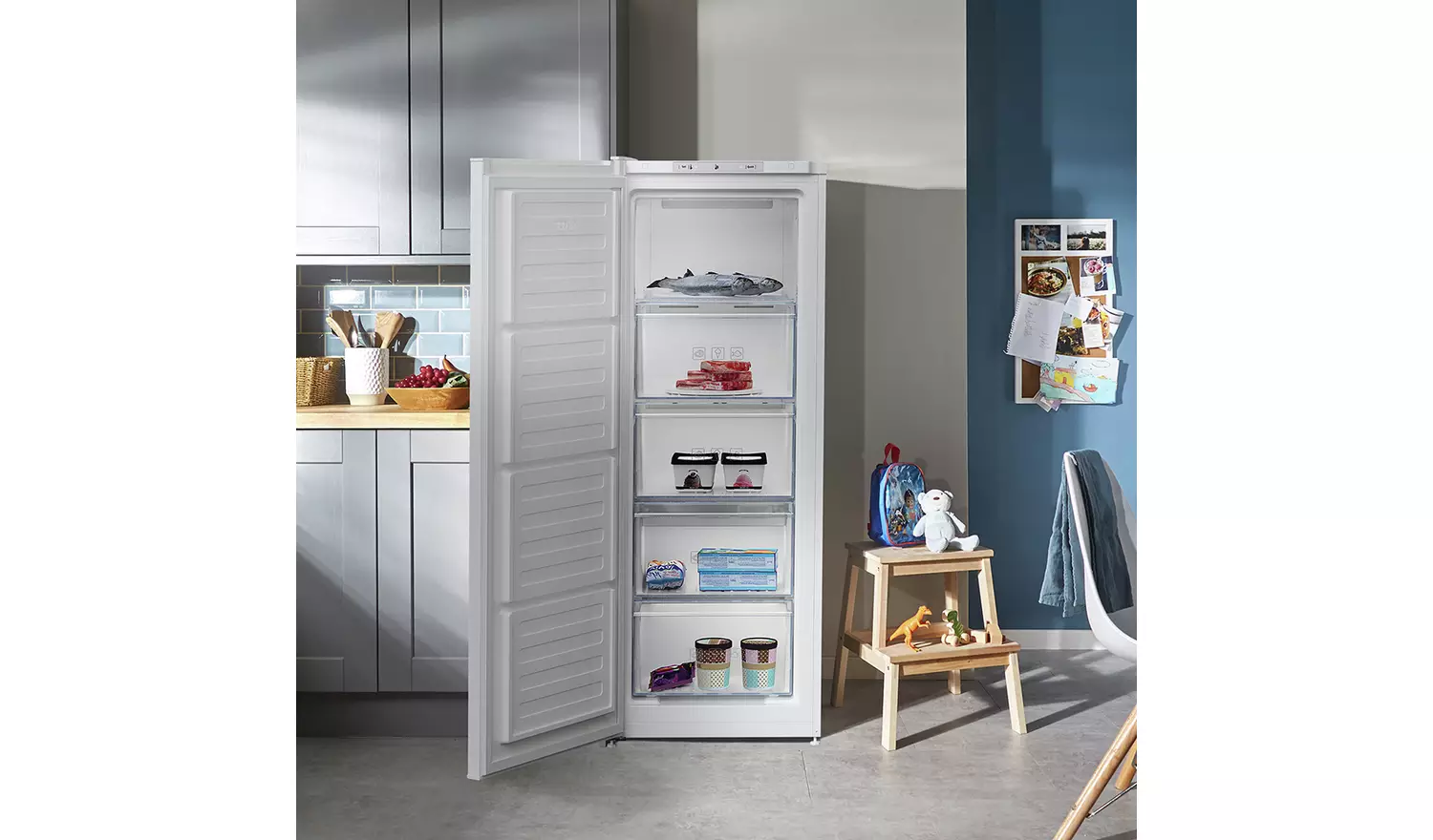 Beko FFG4545W Tall Freezer - White