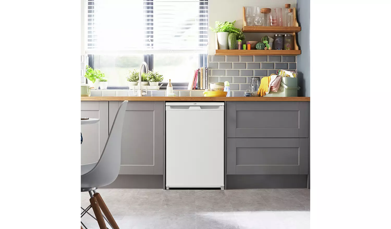 Beko UFS4584W Under Counter Freezer - White