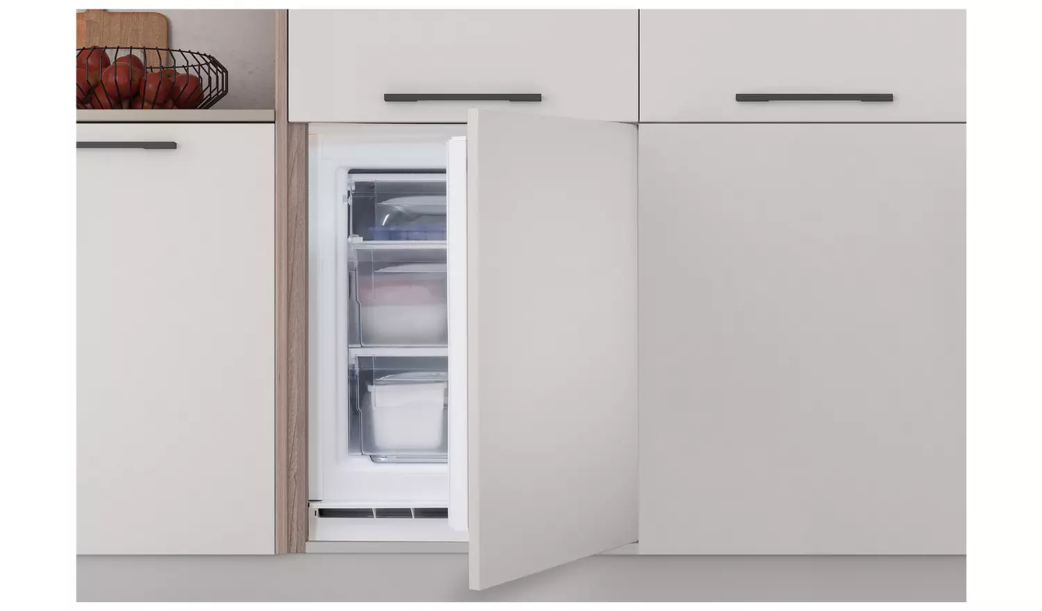 Indesit INBUFZ011UK Integrated Under Counter Freezer-S/Steel