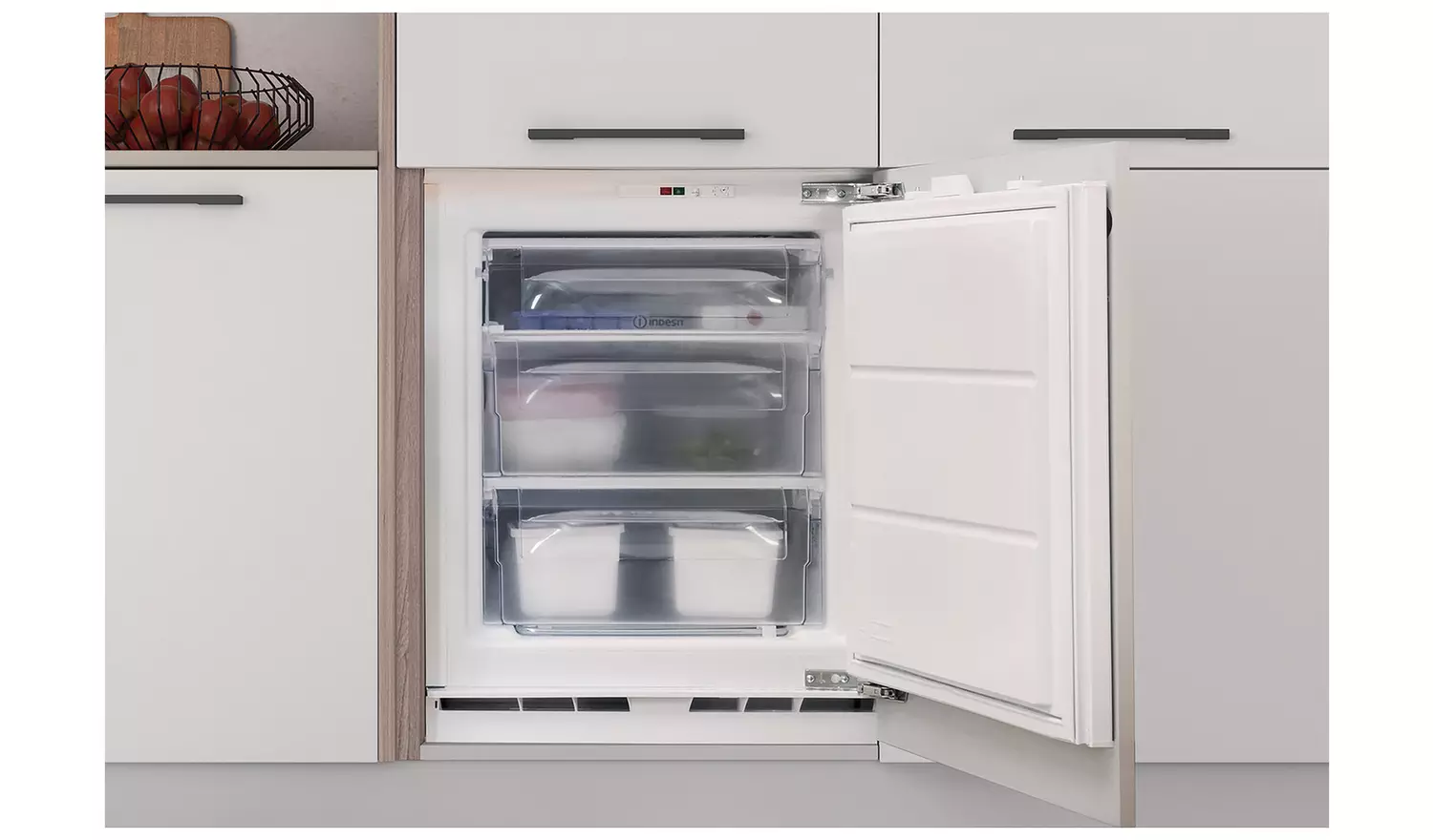 Indesit INBUFZ011UK Integrated Under Counter Freezer-S/Steel