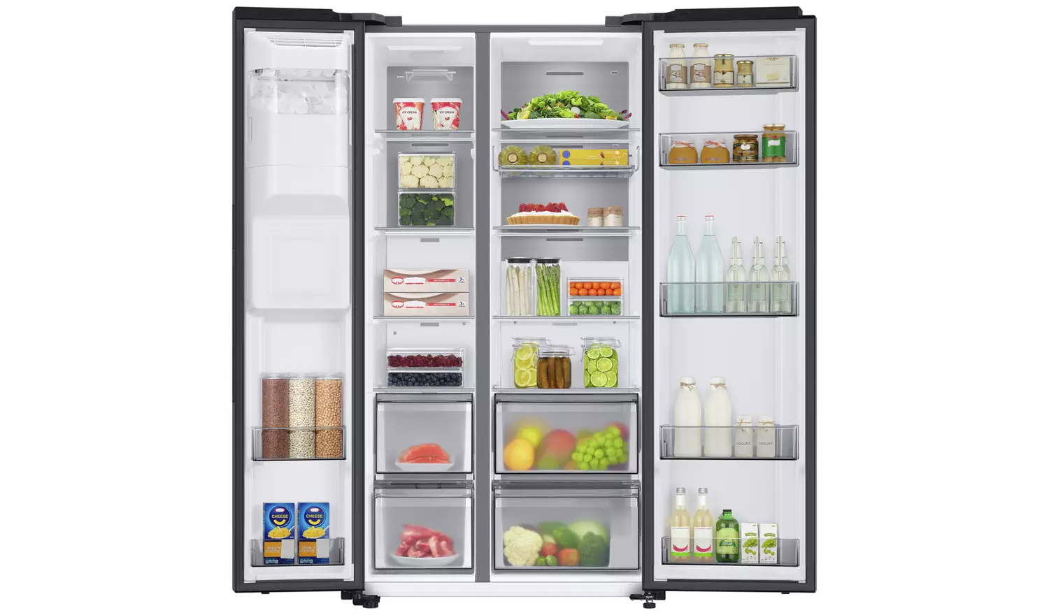 Samsung RS68A884CB1 American Fridge Freezer - Black