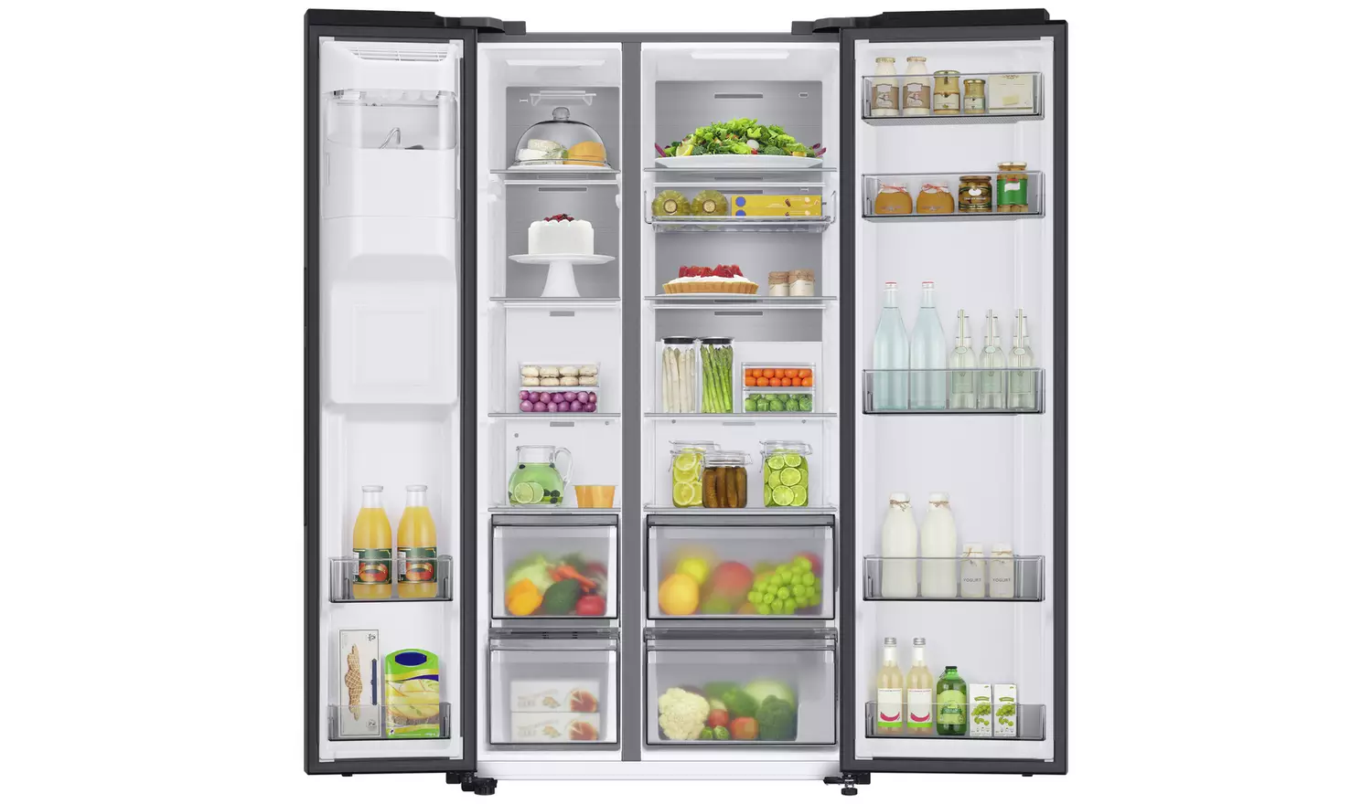 Samsung RS68A884CB1 American Fridge Freezer - Black