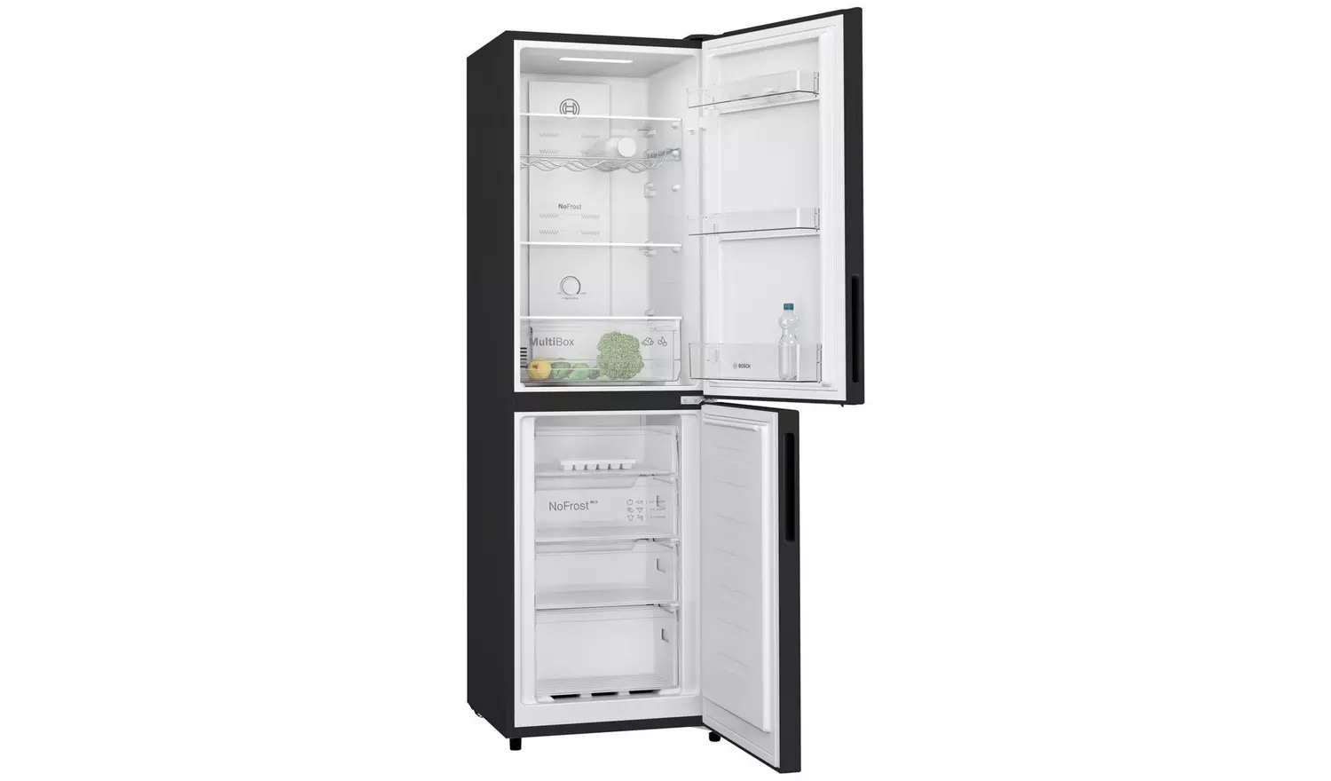 Bosch KGN27NBEAG Freestanding Fridge Freezer - Black