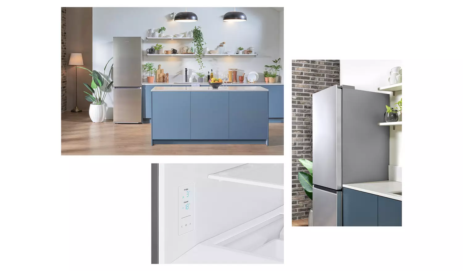 Samsung RB38C602EWW Freestanding Fridge Freezer - White