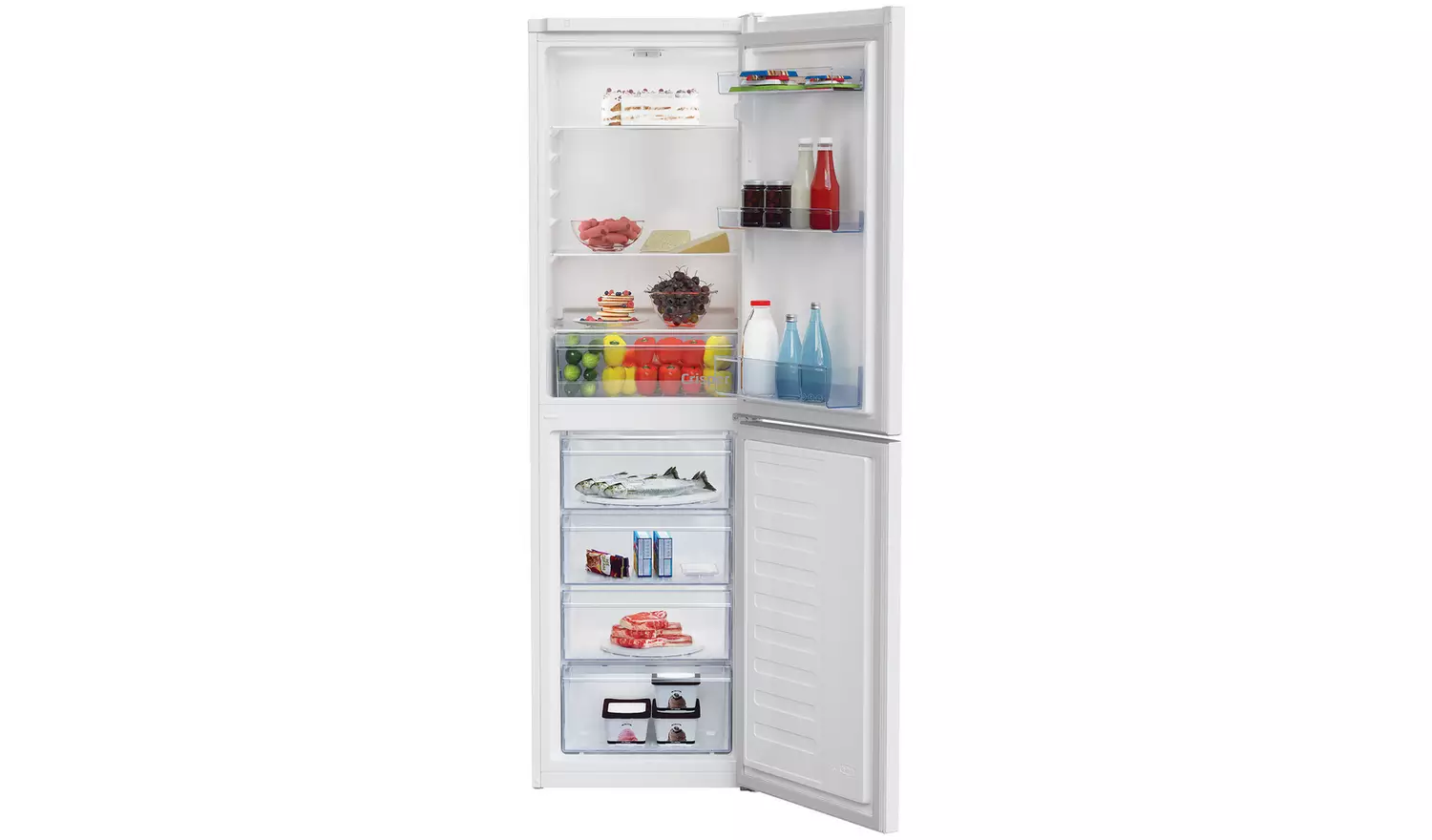 Beko CFG4582W Freestanding Fridge Freezer - White