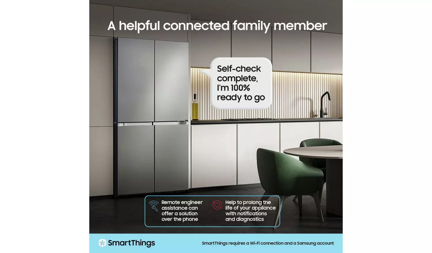 Samsung RF24BB620ES9EU Fridge Freezer - Silver