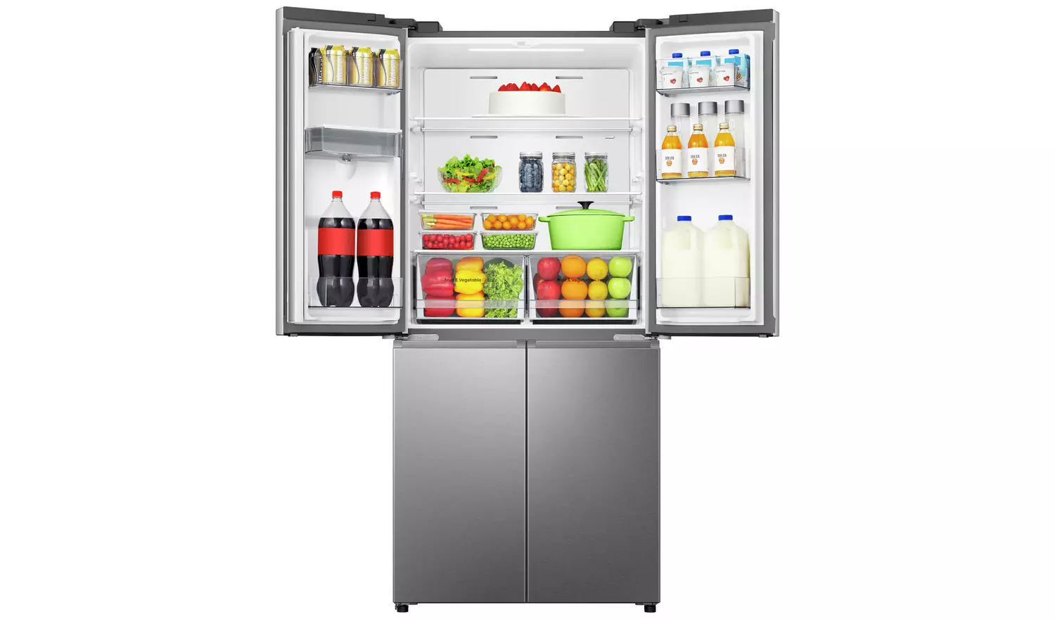 Hisense RQ5P470SMIE American Fridge Freezer-Stainless Steel