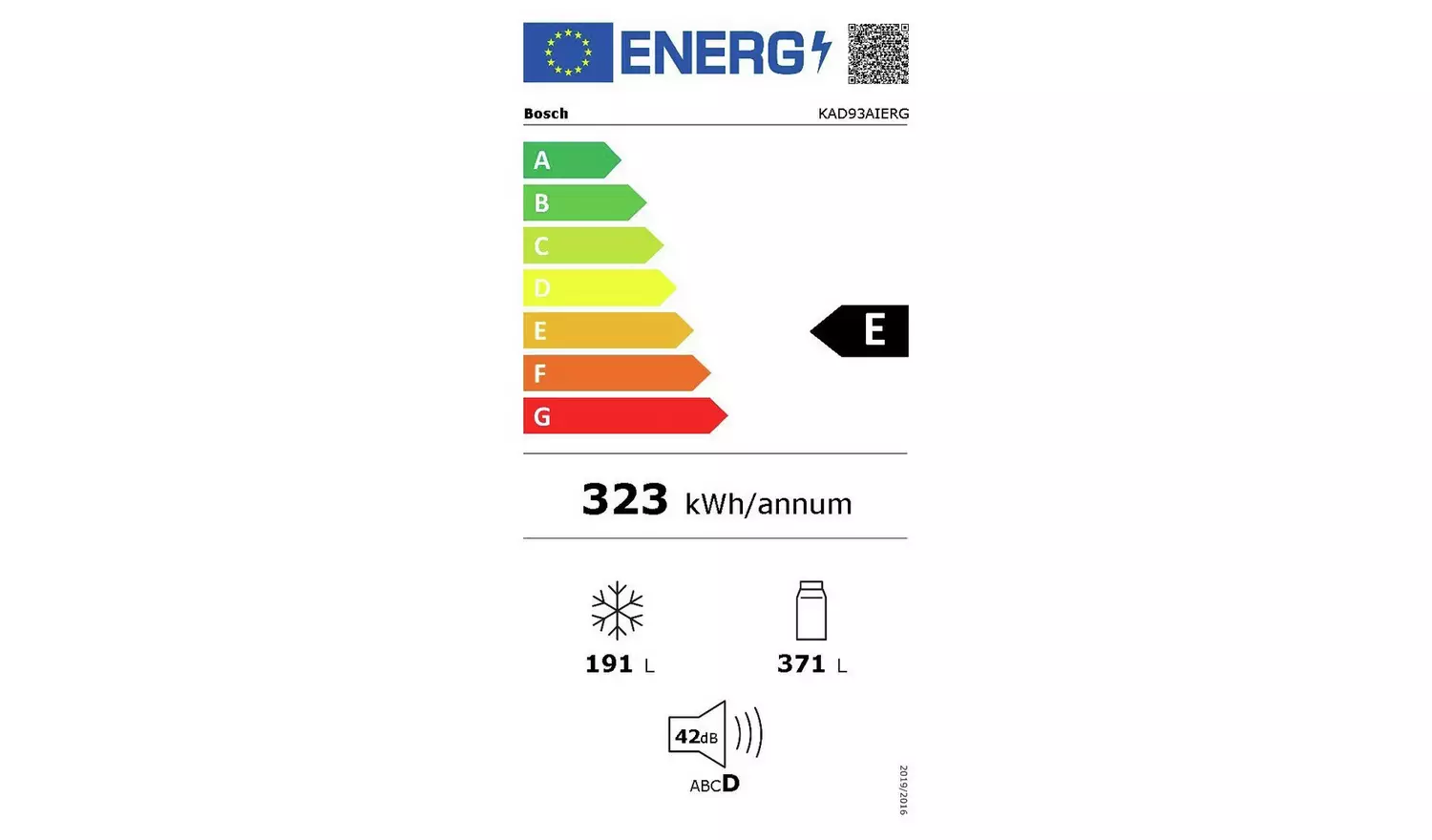 Bosch KAD93AIERG Multi Door Fridge Freezer - Brushed Steel