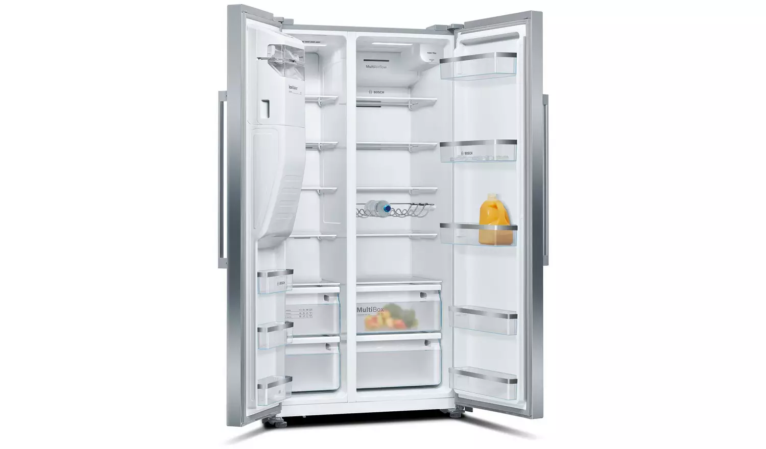 Bosch KAD93AIERG Multi Door Fridge Freezer - Brushed Steel