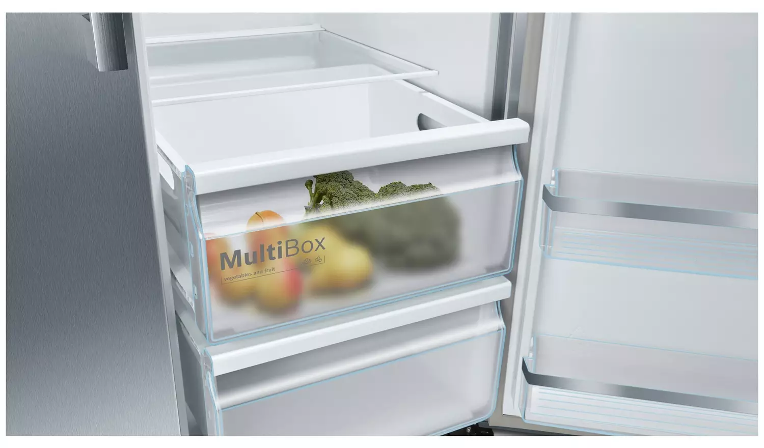 Bosch KAD93AIERG Multi Door Fridge Freezer - Brushed Steel