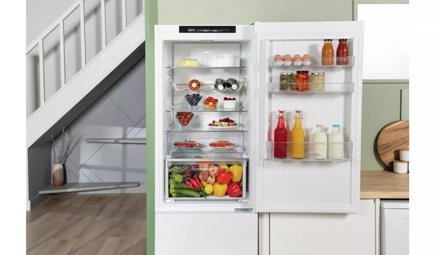 Bosch KGN362WDFGFridge Freezer - White
