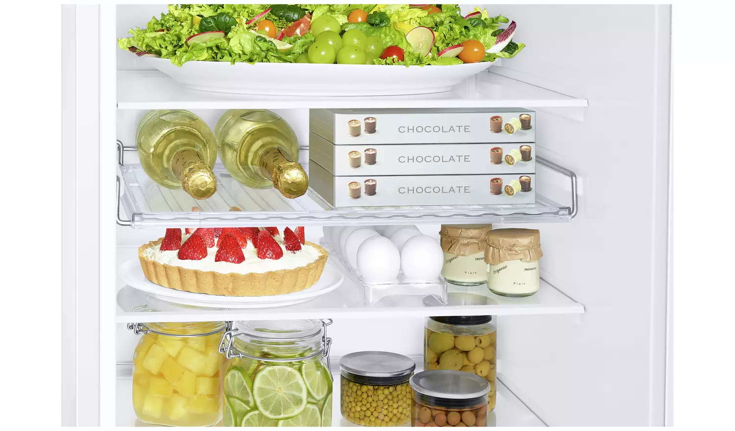 Samsung RB34C652DWW Freestanding Fridge Freezer - White