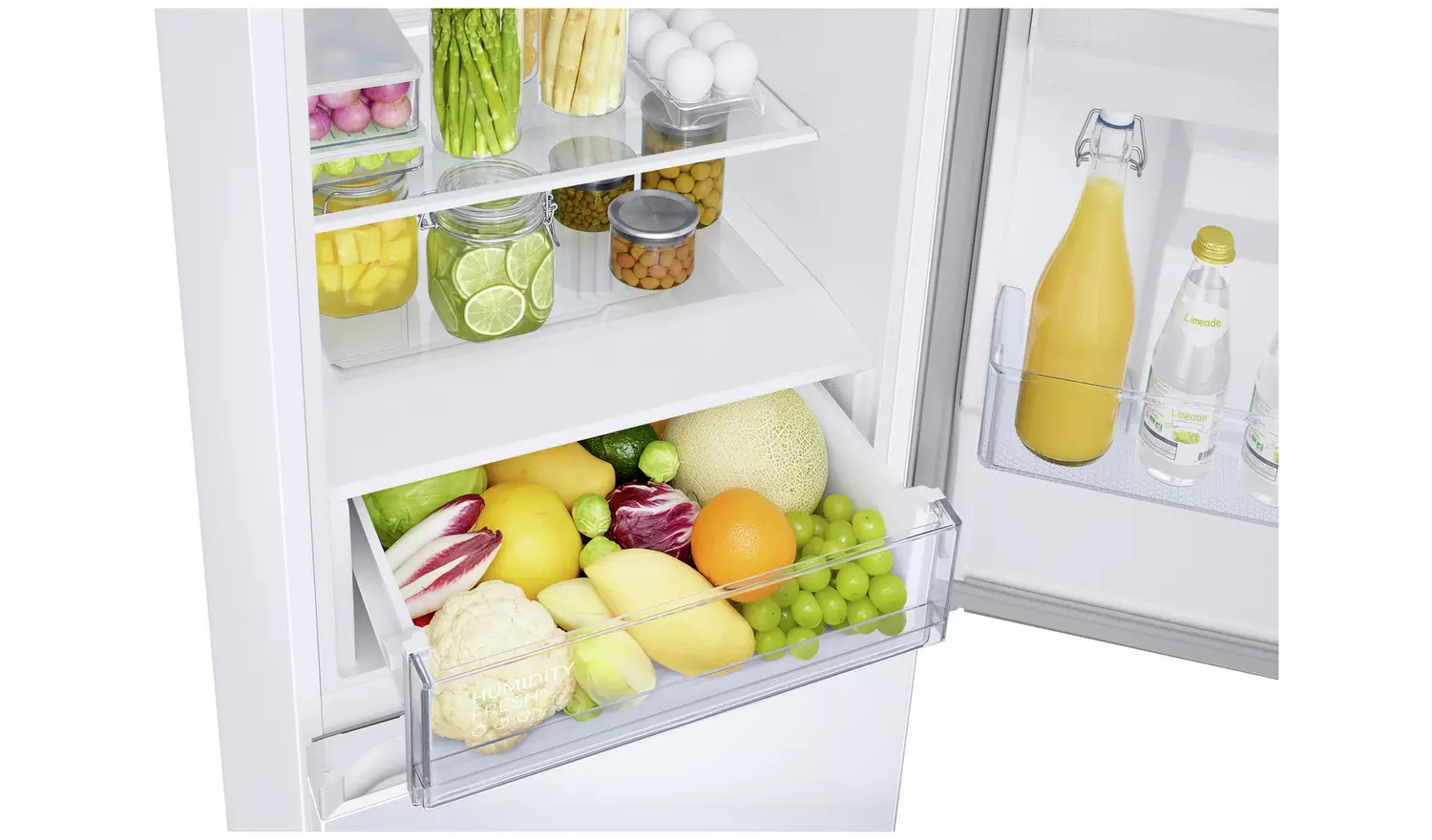 Samsung RB34C652DWW Freestanding Fridge Freezer - White