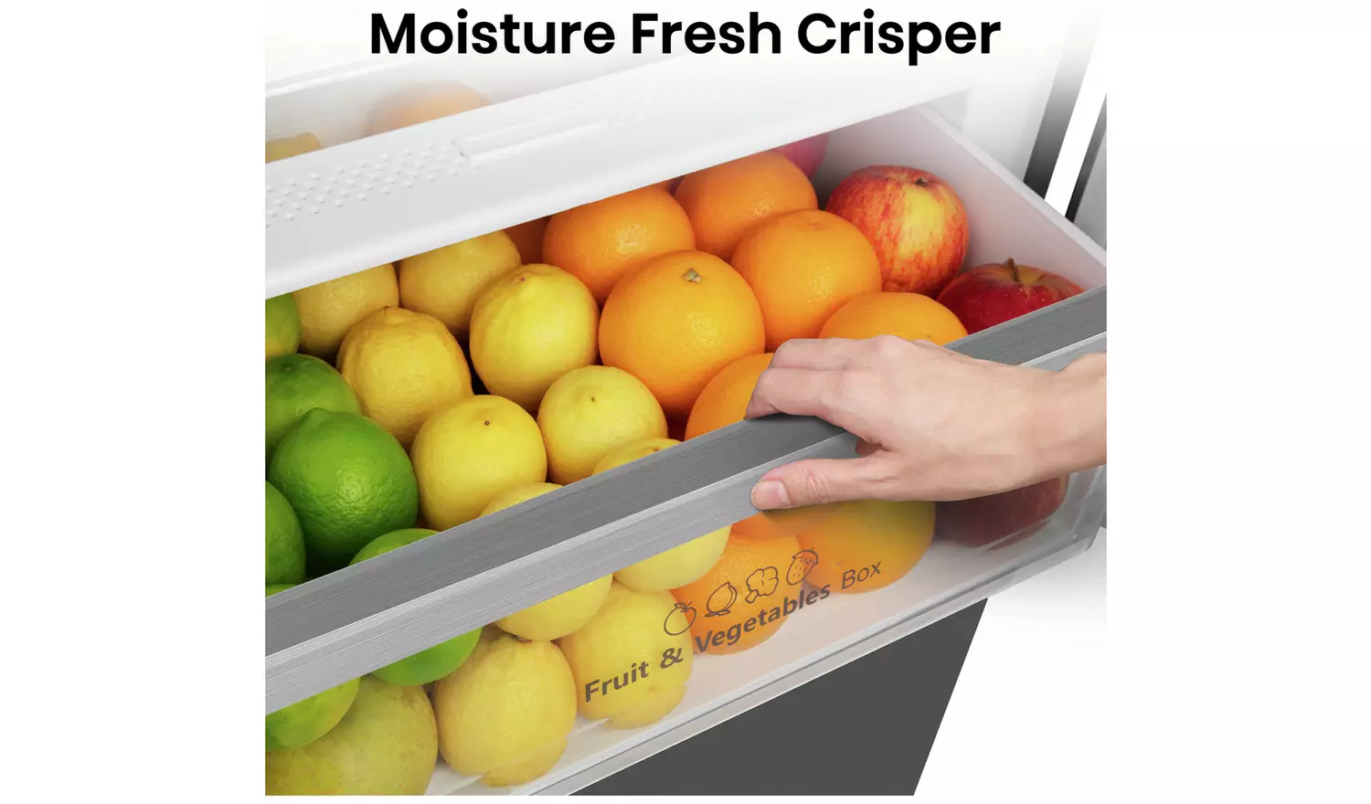 Hisense RB435N4WFE Freestanding Fridge Freezer - Black