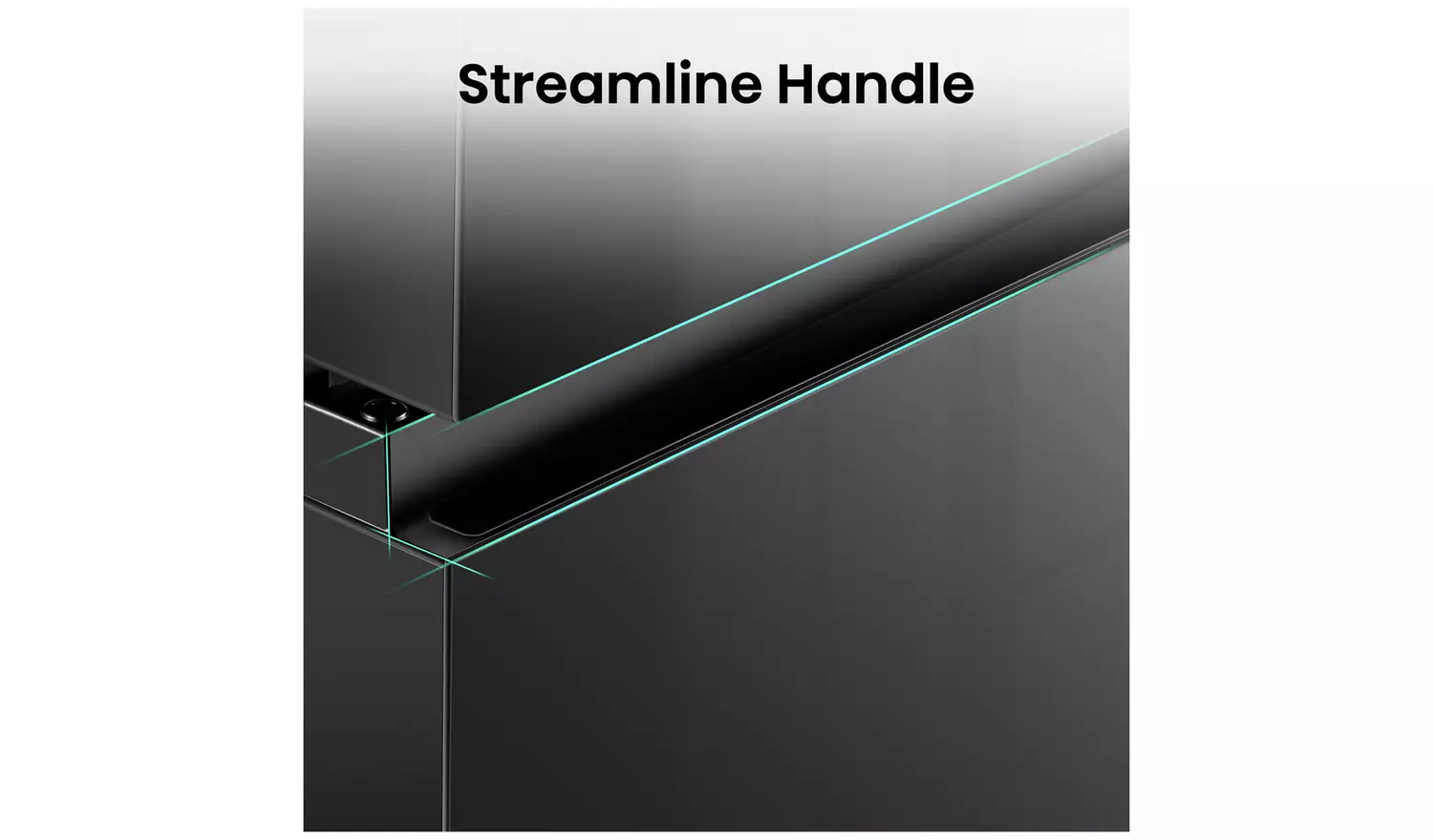 Hisense RB435N4WFE Freestanding Fridge Freezer - Black