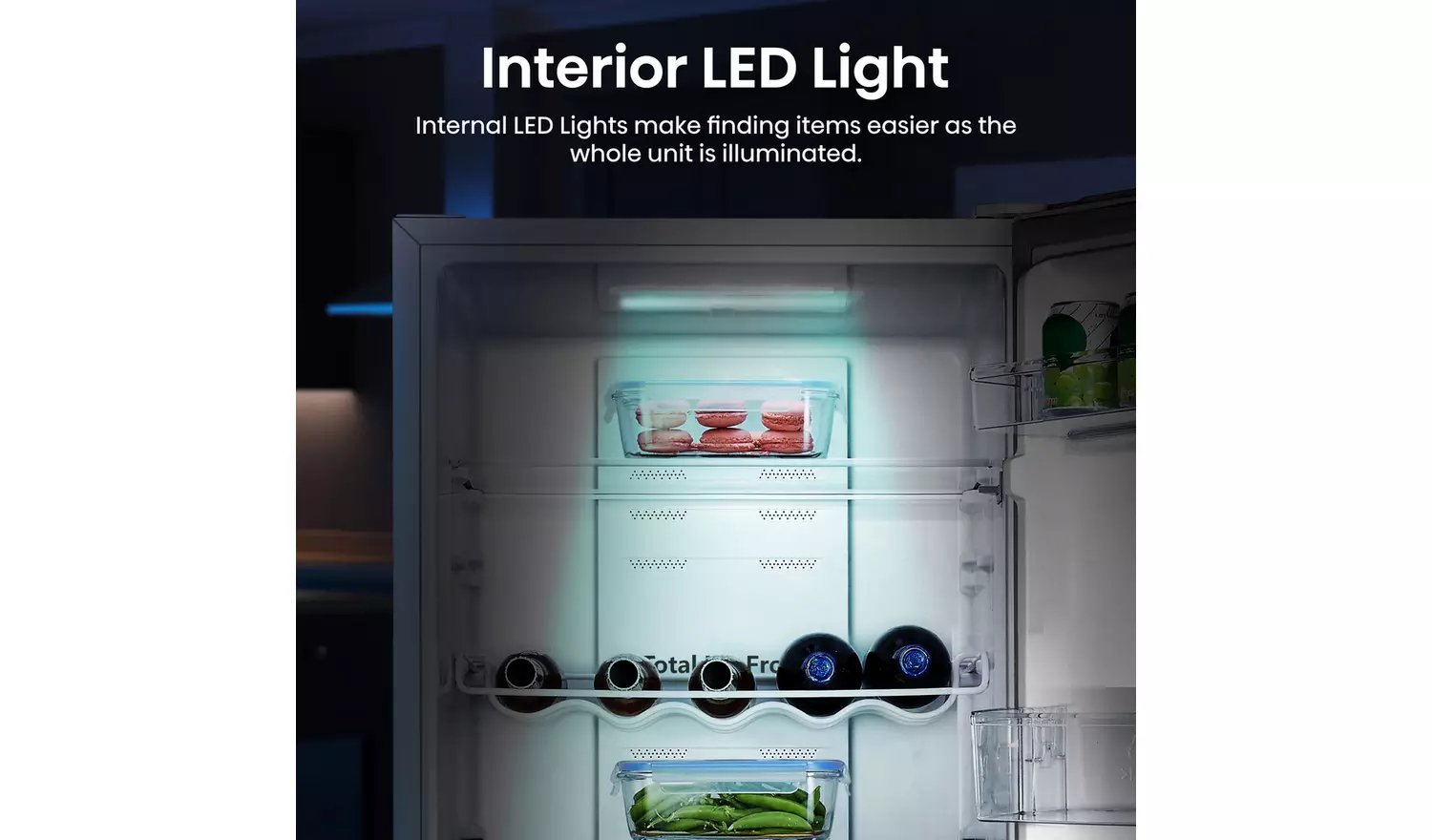 Hisense RB327N4BWE Freestanding Fridge Freezer - White