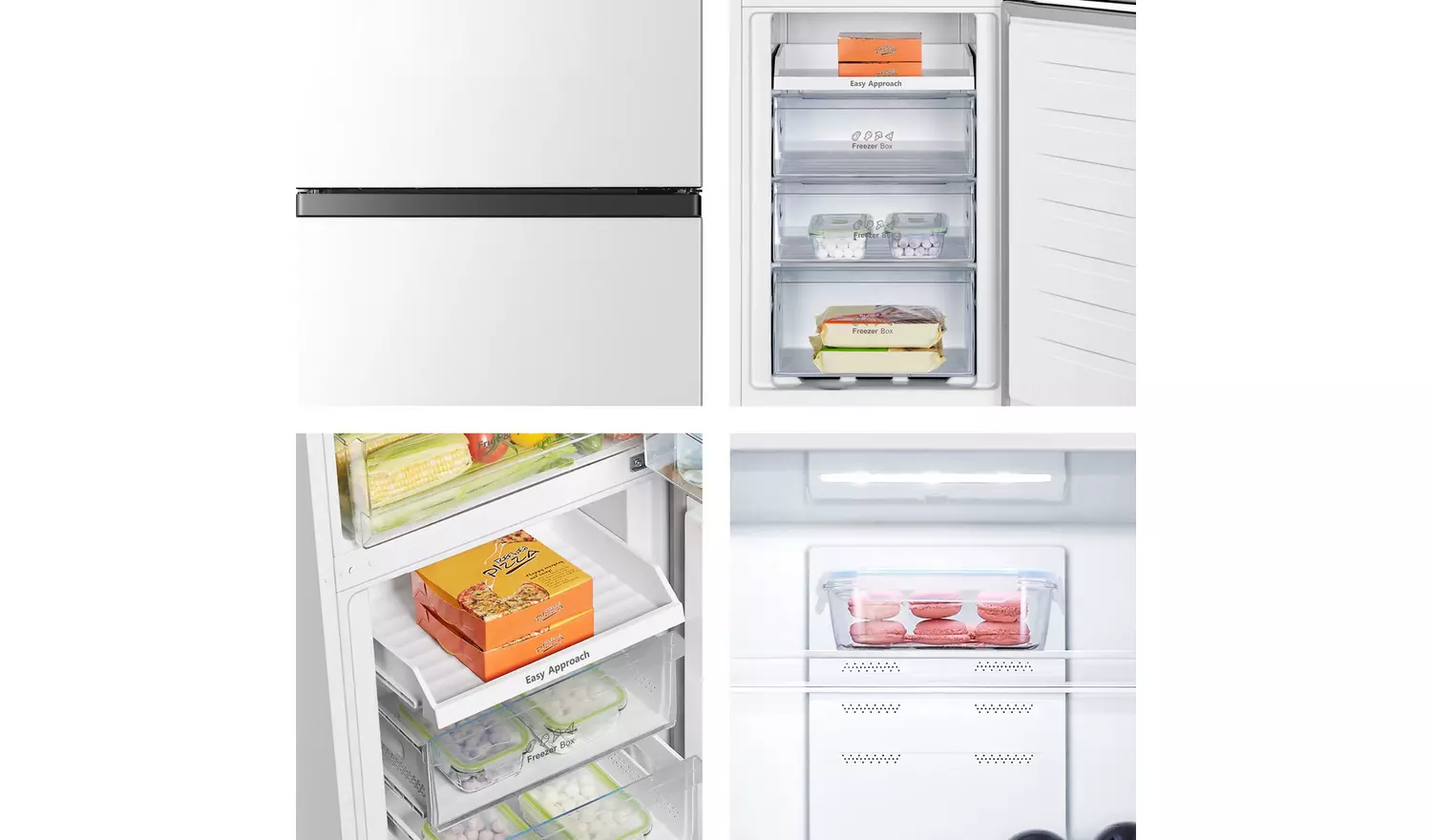 Hisense RB327N4BWE Freestanding Fridge Freezer - White